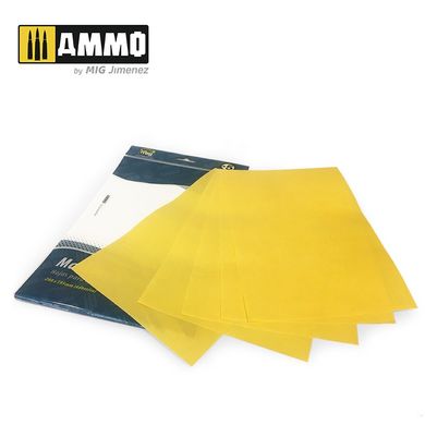 Маскирующие листы (x5 листов, 280 мм x 195 мм) Masking Sheets Ammo Mig 8043