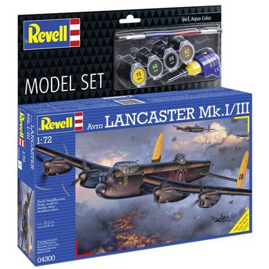 Стартовий набір 1/72 літак Lancaster Mk.I/III Revell 64300