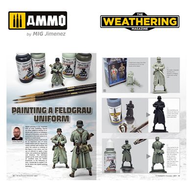 Magazine "Weathering Issue 35 Gray" (Russian language) Ammo Mig 4784