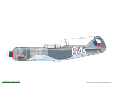 Сборная модель советского истребителя La-7 Eduard Tool Kit. Eduard 7066