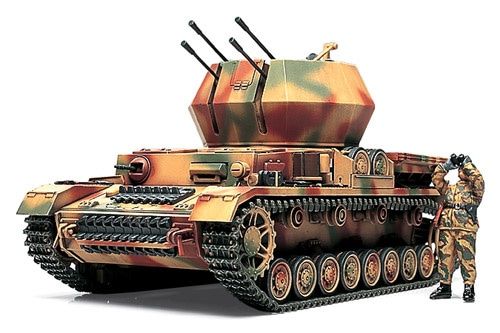 Сборная модель 1/48 Самоходная зенитная установка Flakpanzer IV Wirbelwind Tamiya 32544