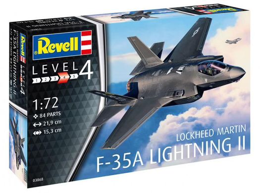 Сборная модель Самолета Lockheed Martin F-35A Lightning II Revell 03868 1:72