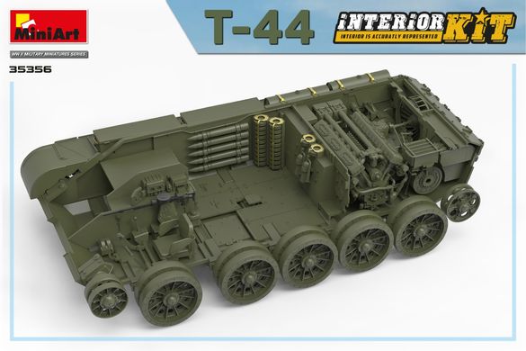 Збірна модель 1/35 танк Т-44 з інтер'єром MiniArt 35356