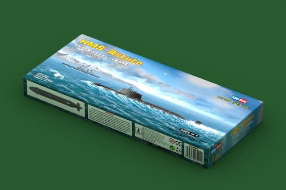 Збірна модель 1:700 підводний човен HMS Astute (SSN) Hobby Boss 87022