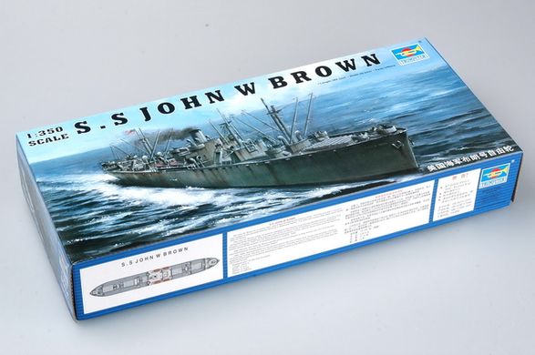 Збірна модель 1/350 корабель "Браун" USS Brown Liberty Trumpeter 05308