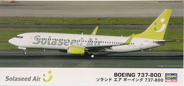 Збірна модель 1/200 Boeing 737-800 Solaseed Air Hasegawa 10740