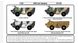 Prefab model 1/35 armored car VAB 4x4 Ukraine Starter kit Heller 57130