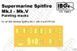 Маска 1:72 для Supermarine Spitfire Mk.I - Mk.V - Painting Masks (for IBG Kits) IBG 72M011