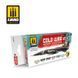 Set of acrylic paints Cold War Volume 1 Soviet fighters Cold War Soviet Fighters Colors Ammo Mig 7240
