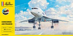 Збірна модель 1/72 літак Starter Kit Concorde Air France Heller 56469