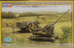 Збірна модель 1/35 зенітної установки Flak38 Late Version/Sd.Ah51 Hobby Boss 80148