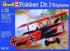 Збірна модель 1/72 літак Fokker Dr.1 Revell 04116