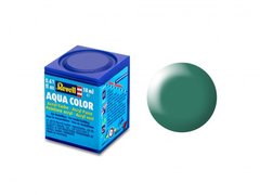 Акриловая краска зеленого цвета, полуглянцевая, 18 мл, Aqua Color, Revell 36365