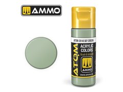 Acrylic paint ATOM Sky Green Ammo Mig 20140