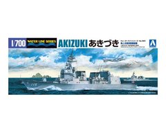 Сборная модель 1/700 корабль Akizuki Aoshima 00787