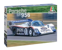 Збірна модель 1/24 автомобіль Porsche 956 Italeri 3648