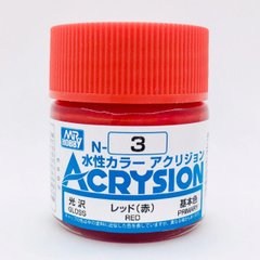 Акрилова фарба Acrysion (N) Red Mr.Hobby N003
