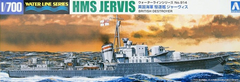 Сборная модель 1/700 корабль HMS Jervis British Destroyer Aoshima 05766