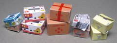 Картон для диорам 1/35 коробки: Новая Почта, Интайм, Roshen, для бананов + газеты DAN Models 35215