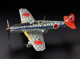 Сборная модель 1:48 истребитель Kawasaki Ki-61-Id Hien (Tony) Silver Color w/Camo Decals Tamiya 25424