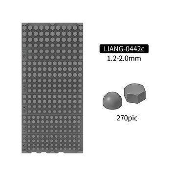 Масштабная модель гайки и болты модели C 1.2-2.0mm LIANG-0442C