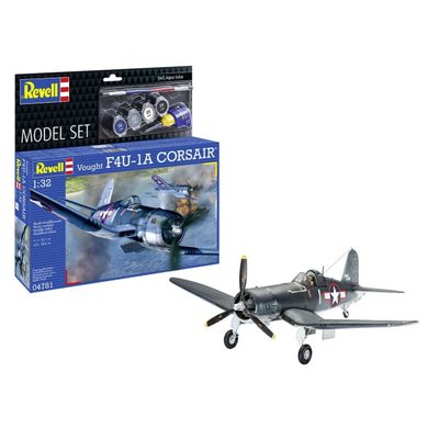 Стартовый набор 1/32 самолет Vought F4U-1A CORSAIR Revell 64781