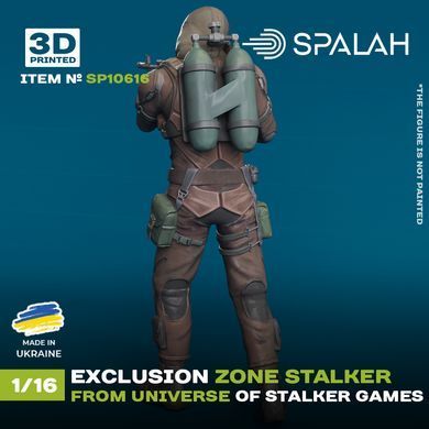 Фігура 1:16 сталкер зони відчуження (11,3см.) з всесвіту ігор STALKER SPALAH 10616