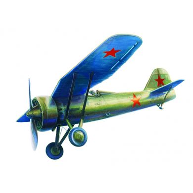 Сборная модель 1/72 самолет PZL P-7 In Soviet Hands MisterCraft B-38