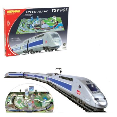 Модель 1/87 Залізниця TGV POS з рельєфом 2,85 м MEHANO T111