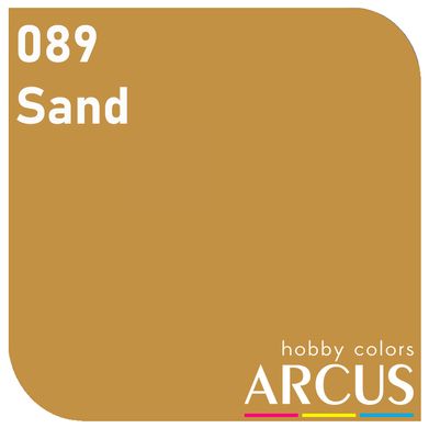 Эмалевая краска Sand - Песочный, матовый Arcus 089