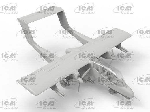 Prefab model 1/72 aircraft OV-10A Bronco, American attack aircraft (100% new forms) ICM 72185