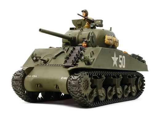 Сборная модель 1/35 Американский средний танк M4A3 Sherman; с одним двигателем Tamiya 30056
