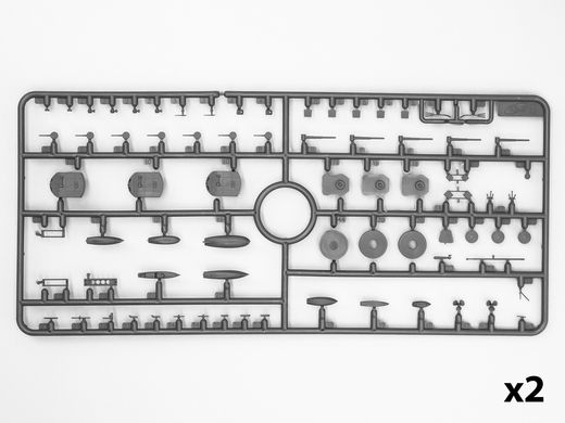 Assembled model 1/700 "Groβer Kurfürst" (full hull and waterline), German battleship 1