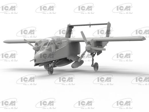 Сборная модель 1/72 самолет OV-10А Bronco, американский штурмовик (100% новые формы) ICM 72185