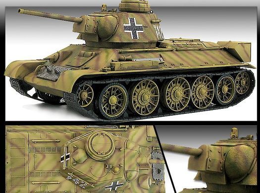 Сборная модель 1:35 танк T-34 747(r) German Version Academy 13502