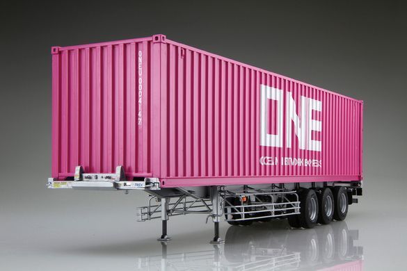 1:32 Scale Model Kit: NIPPON TREX Container Trailer / Ocean Network Express (Aoshima 05584)