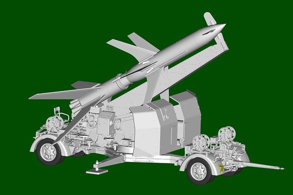 Assembly model 1:35 Rheintochter I anti-aircraft missile Trumpeter 02357