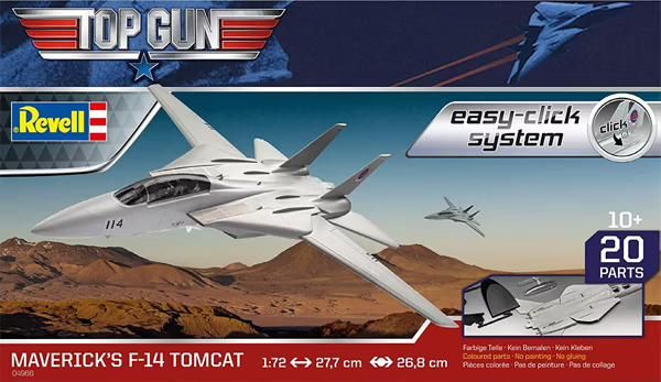 Збірна модель Літака Top Gun Maverick's F-14 Tomcat Revell 04966 1:72