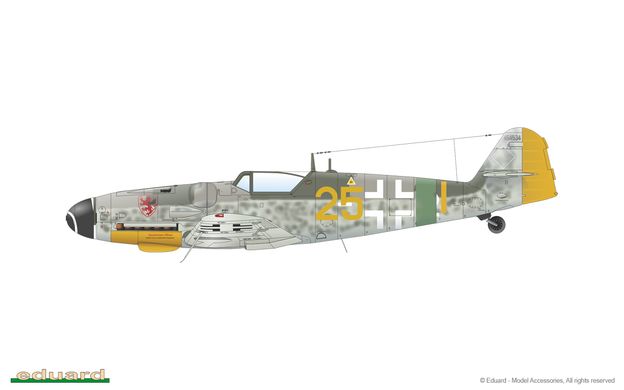 Збірна модель 1/48 гвинтовий літак Bf 109G-14 ProfiPack edition Eduard 82118