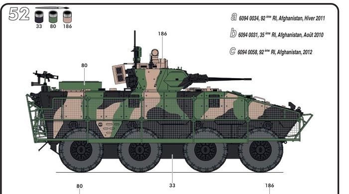 Збірна модель 1/35 бойова машина піхоти VBCI Стартовий набір Heller 57147