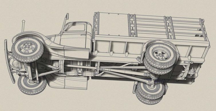 Prefab model 1/72 three-ton V-8 sectional truck m.1937 ACE 72584