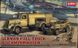 Assembled model 1/72 fuel tanker and pump carrier GERMAN FUEL TRUCK & SCHWIMM WAG Academy 13401