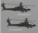 Assembled model 1/72 helicopter U.S. Army AH-64D Block II "Early Version" Academy 12551