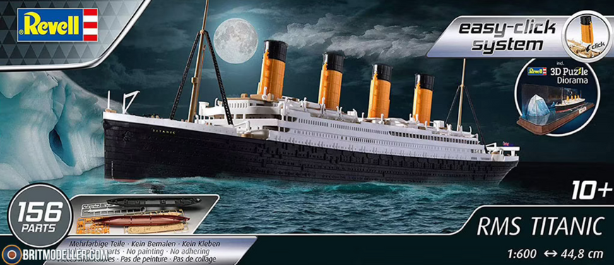 Revell 05599 Easy-Click System RMS Titanic 1/600 Building Kit