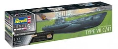 Сборная модель 1:72 Немецкая подводная лодка Type VII C/41 Platinum Edition Revell 05163