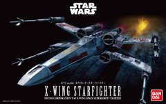 Сборная модель 1:72 истребитель X-Wing Star Wars Bandai 0191406 Revell 01200