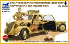 Сборная модель 1/35 автомобиль DAK "Topolino" (German/Italian Light) Bronco CB35156