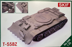 Assembled model 1/35 Bulldozer T-55BZ SKIF 246