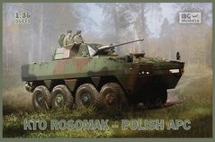 Збірна модель 1/35 бронетранспортер KTO Rosomak на базі фінської машини Patria AMV IBG Models 35033