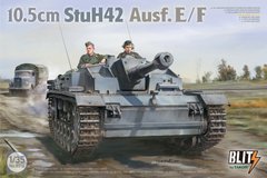 Сборная модель 1/35 истребитель танков 10,5 см. StuH42 Ausf. E/F Takom 8016
